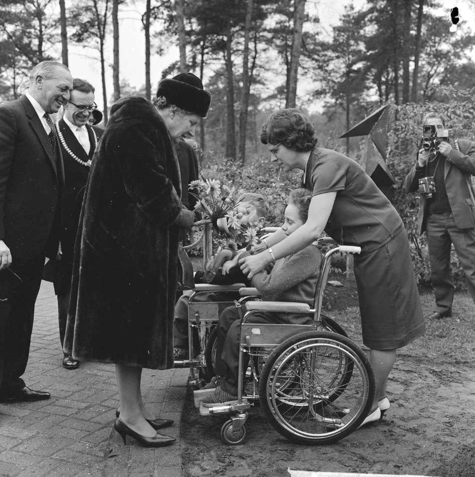 Koningin Juliana in revalidatiecentrum Charlotte-oord te Tilburg, de Koningin kr, Bestanddeelnr 914-5067