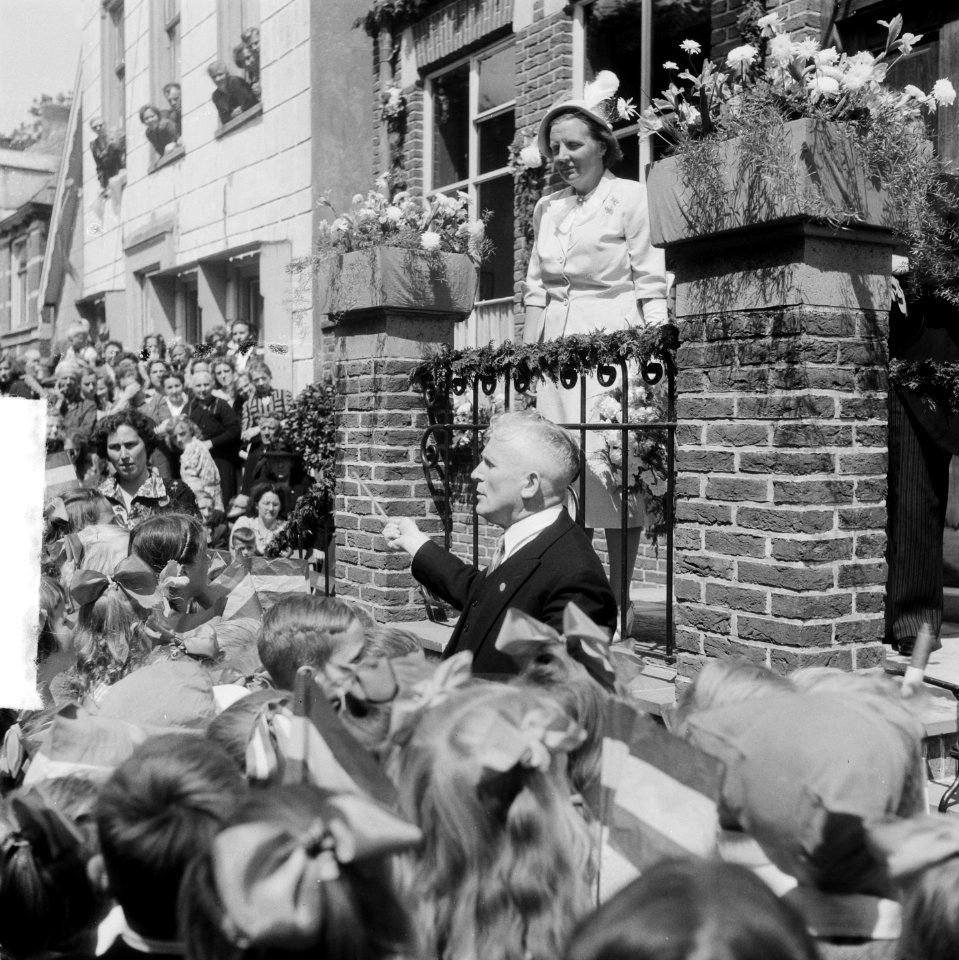Koningin Juliana bezoekt Utrecht (door Wijk bij Duurstede), Bestanddeelnr 904-0088