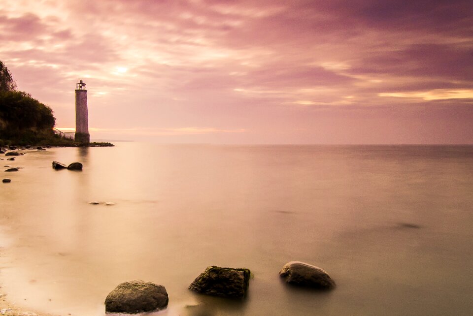 Sunset rügen lighting