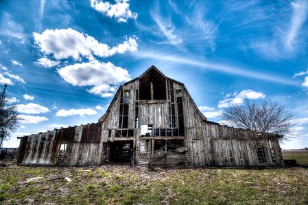 Old weathered barn wood photo