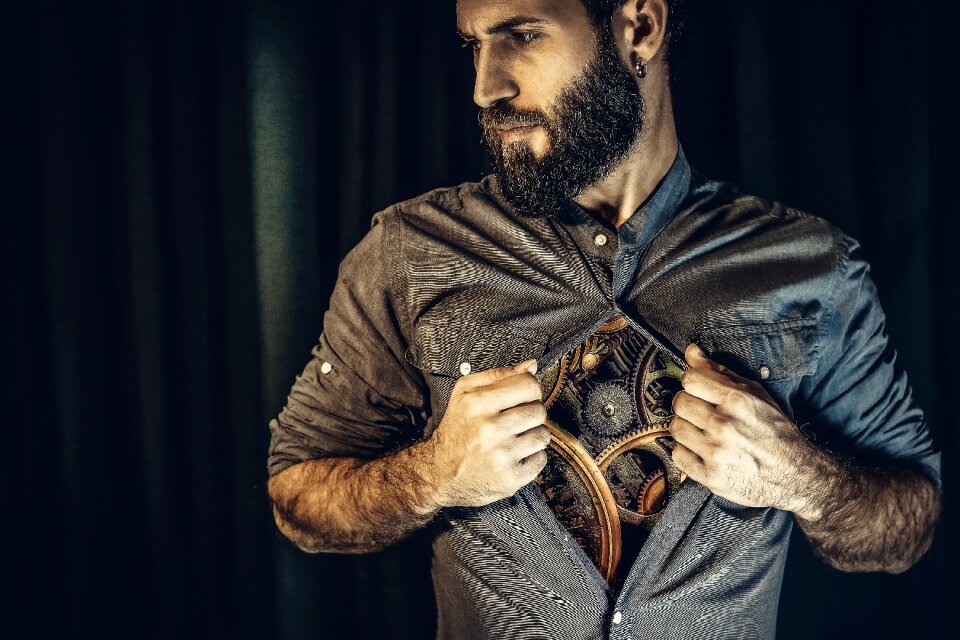 Mechanical man undress