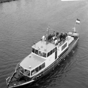 Koningin Juliana op de boot, Bestanddeelnr 919-5646