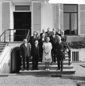 Koningin Juliana ontving commissie Nederland-Israelische kerkgenootschap op Pale, Bestanddeelnr 918-1843
