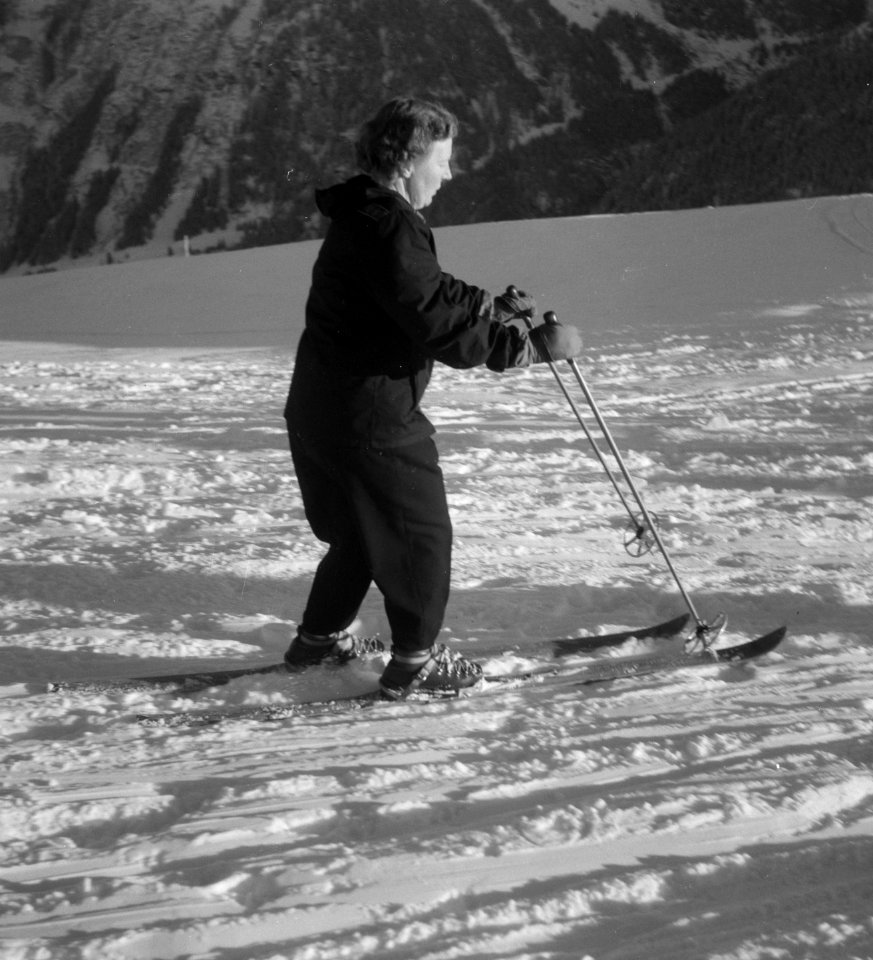 Koningin Juliana op ski's, Bestanddeelnr 904-9033