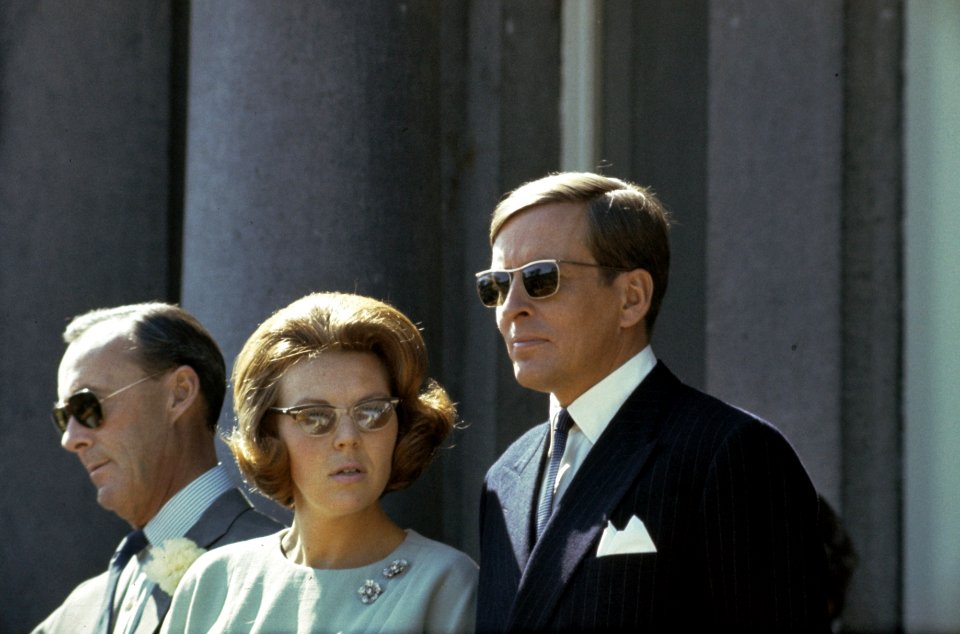Koninginnedag, Beatrix, prinses, Bernhard, prins, Claus, prins, Utrecht, Bestanddeelnr 254-7809