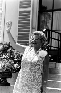 Koningin Juliana zwaaiend, Bestanddeelnr 927-9855