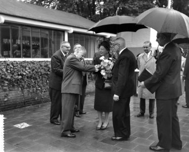 Koningin Juliana wordt welkom geheten, Bestanddeelnr 911-6203