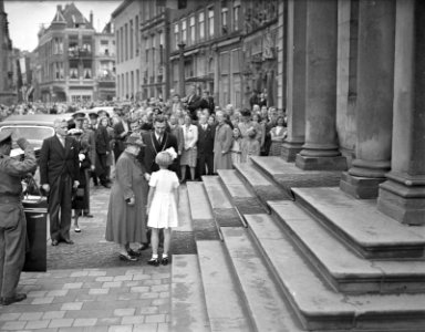 Koningin Wilhelmina bezoekt Deventer, Bestanddeelnr 934-5063