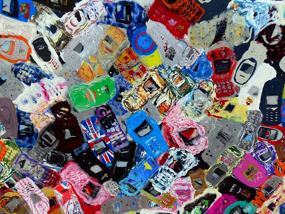 Color phone background image