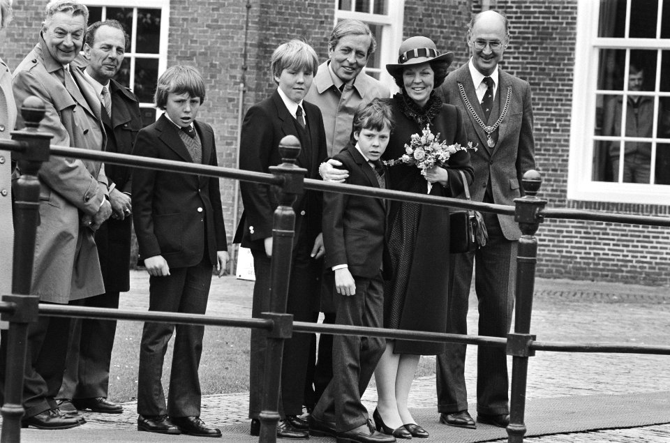 Koninginnedag, koninklijke familie in Zuidlaren. 11.12 Johan Friso, Willem Alexa, Bestanddeelnr 932-1337