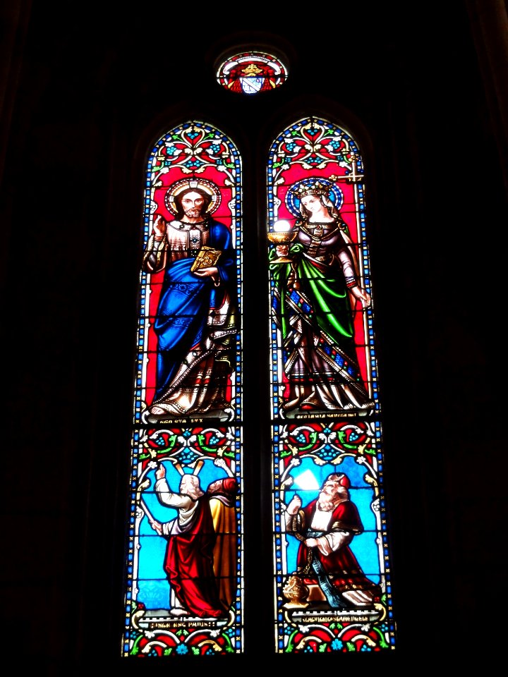 Le Barp (Gironde) église, vitrail 03