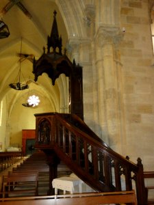 Le Barp (Gironde) église, chaire