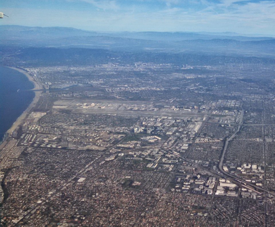 LAX Airport (KLAX), another view, from the air