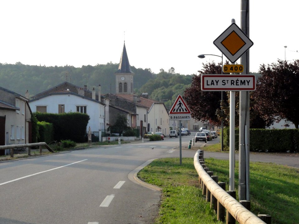 Lay-Saint-Remy (Meurthe-et-M.) city limit sign