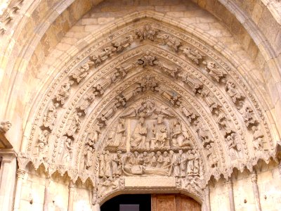León - Catedral, fachada oeste, Portada de San Francisco 2