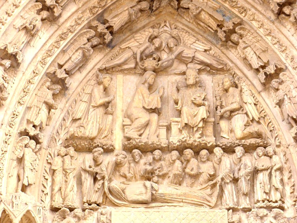 León - Catedral, fachada oeste, Portada de San Francisco 3