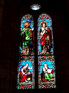 Le Barp (Gironde) église, vitrail 02