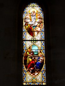 Le Barp (Gironde) église, vitrail 06