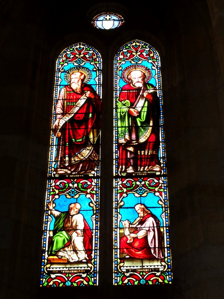 Le Barp (Gironde) église, vitrail 04