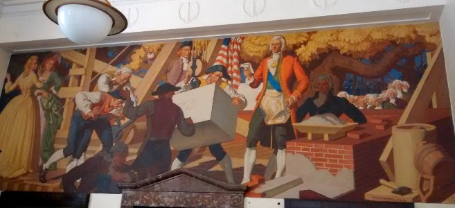 Laying the Cornerstone of Old East