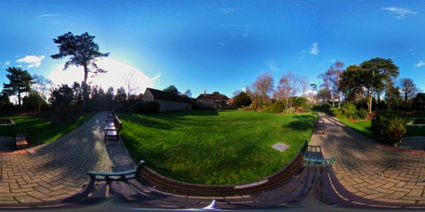 Lawns, Manor Gardens, Bexhill (360 panorama)