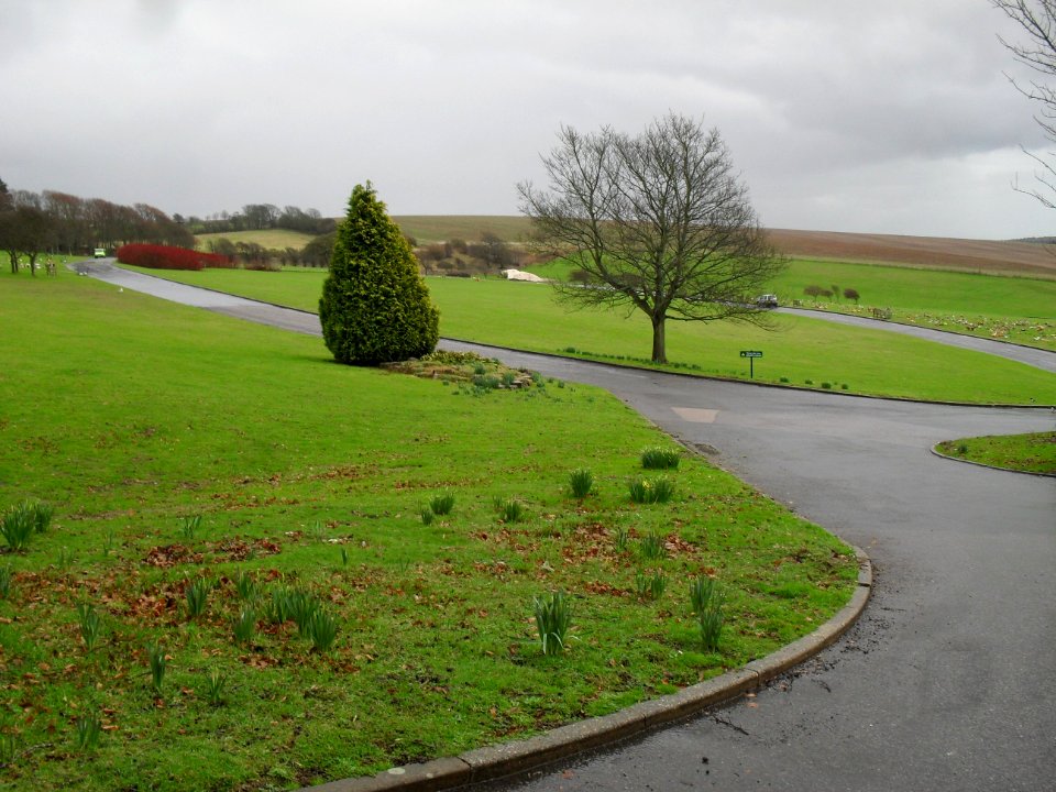 Lawn Cemetery, Woodingdean - General View from Northwest