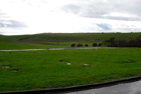 Lawn Cemetery, Warren Road, Woodingdean (February 2011) (General view from N) (1)
