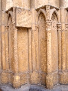 León - Catedral, fachada oeste, Portada del Juicio Final 05