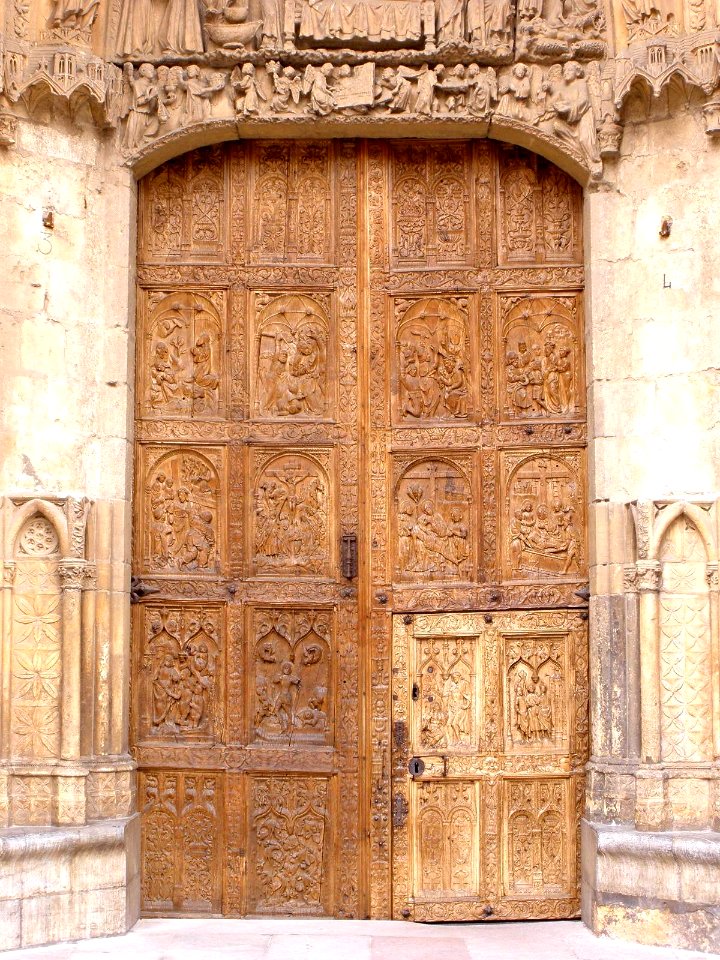 León - Catedral, fachada oeste, Portada de San Juan 2
