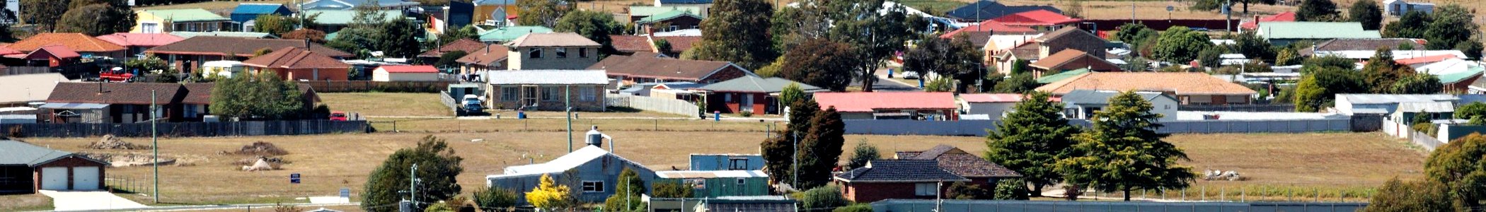 Latrobe Tasmania banner houses