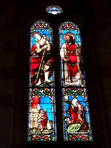 Le Barp (Gironde) église, vitrail 01