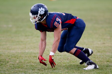 Athlete football player football