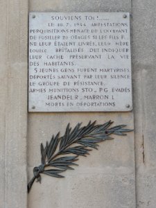 Lay-Saint-Remy (Meurthe-et-M.) Plaque souviens-toi