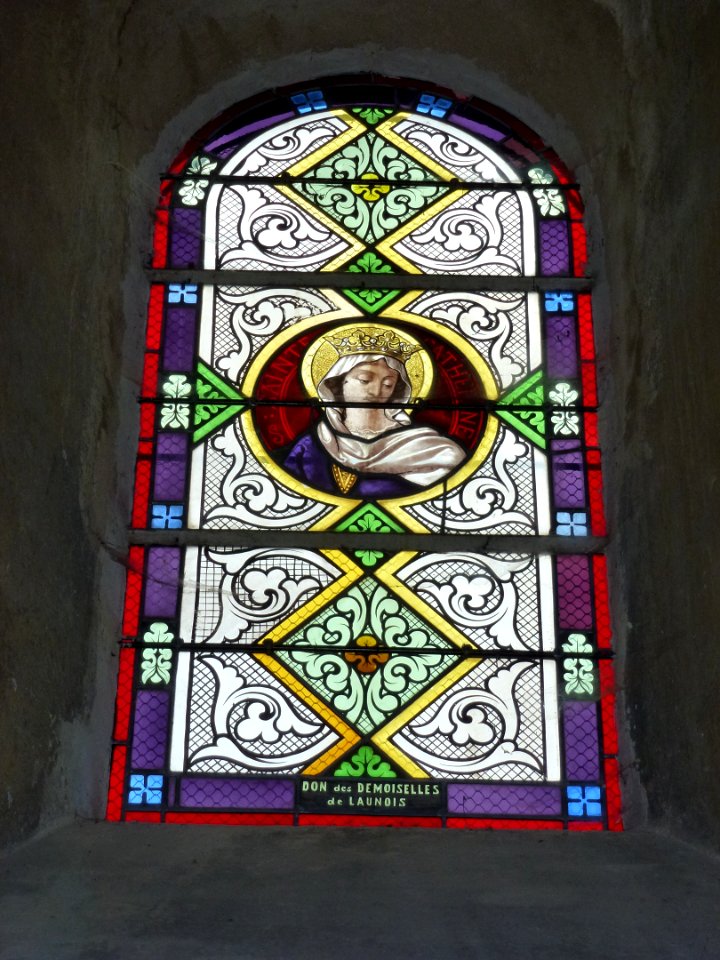 Launois-sur-Vence (Ardennes) église, vitrail 13