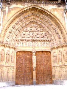 León - Catedral, fachada sur, Portada del Sarmental 1