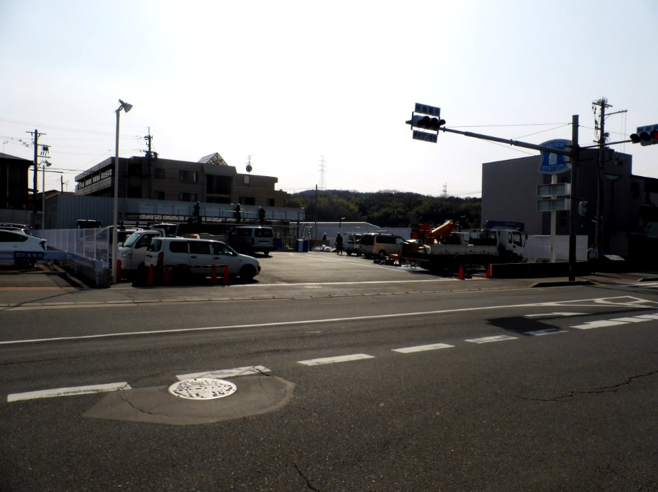 LAWSON Gakken Kita-Ikoma Station store under construction 20140319