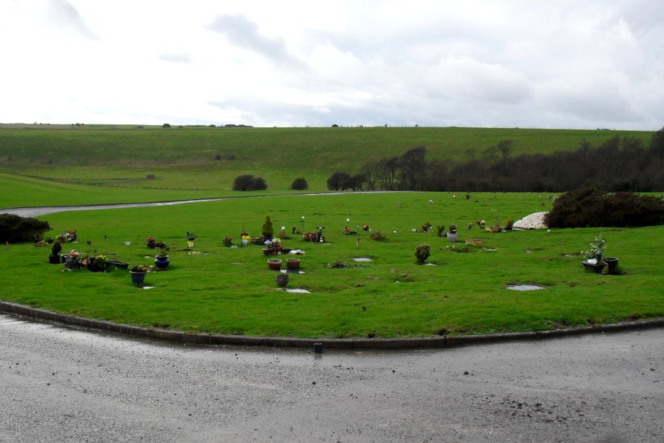 Lawn Cemetery, Warren Road, Woodingdean (February 2011) (Muslim Burials Section)