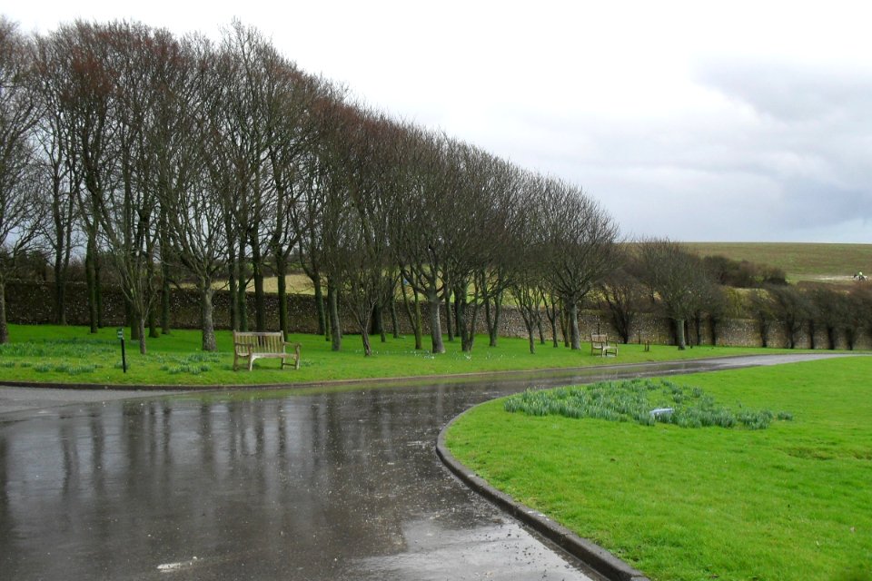 Lawn Cemetery, Warren Road, Woodingdean (February 2011) (View of West End)