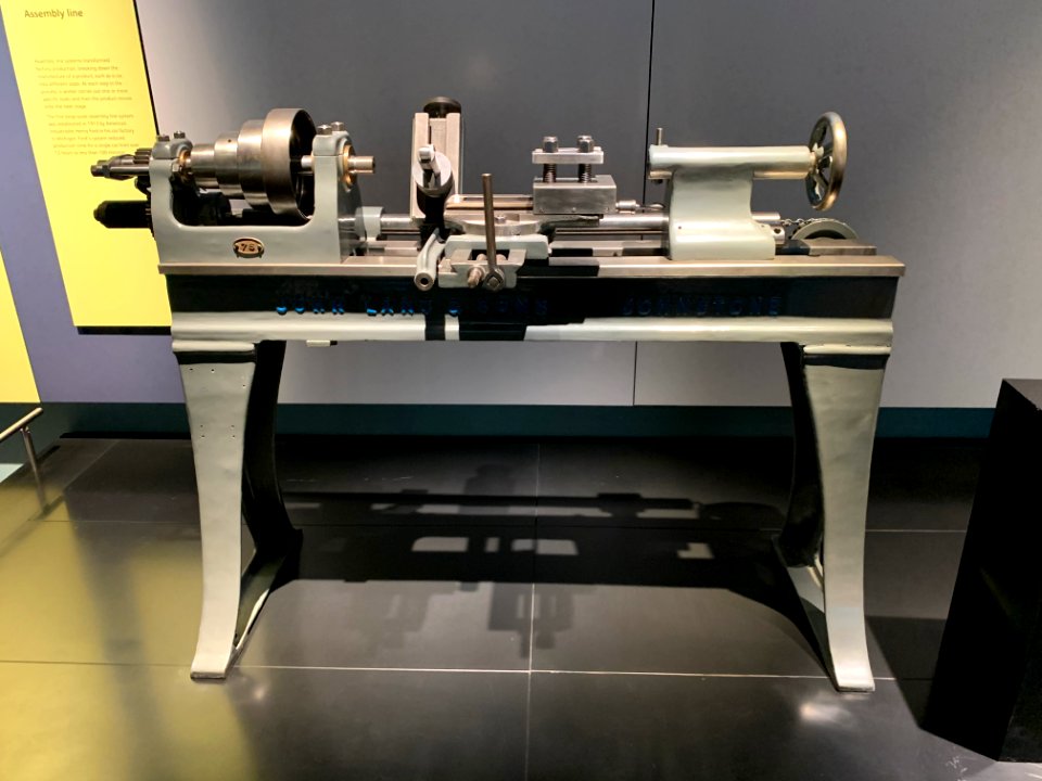 Lathe, By John Lang & Sons, 1900