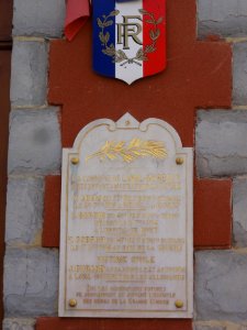Laval-Morency (Ardennes) plaquette monument aux morts