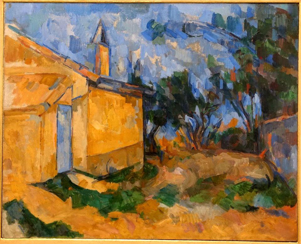 Le Cabanon de Jourdan, by Paul Cezanne, 1906 - Galleria nazionale d'arte moderna - Rome, Italy - DSC05463