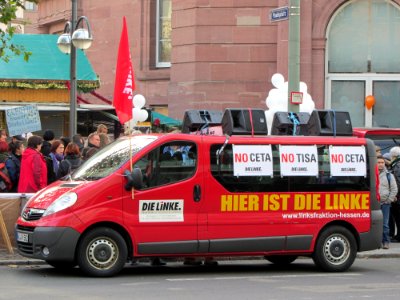 Lautsprecherwagen Die Linke