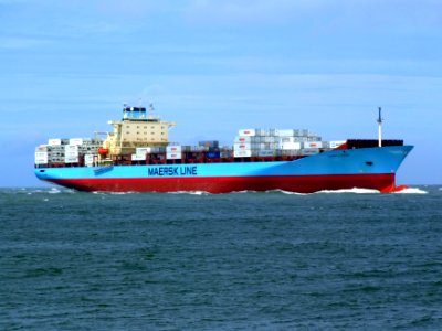 Laust Maersk p03 approaching Port of Rotterdam, Holland 14-Jul-2007