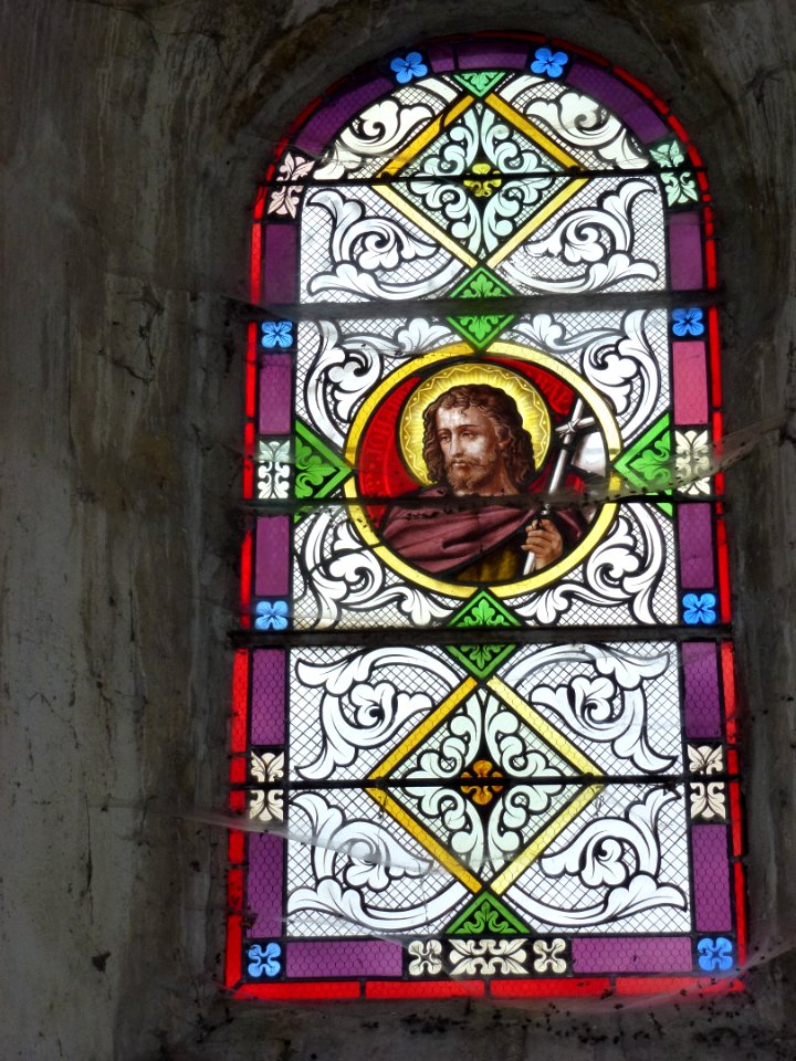 Launois-sur-Vence (Ardennes) église, vitrail 19