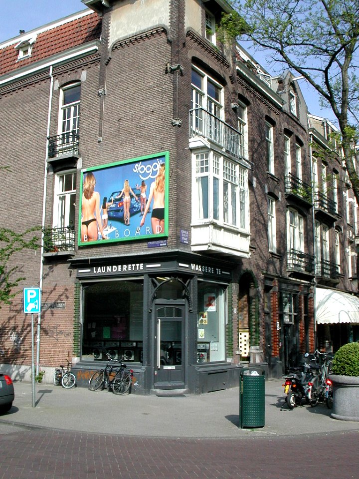 Launderette Wasserette Cornelis Schuytstraat hoek Valeriusstraat