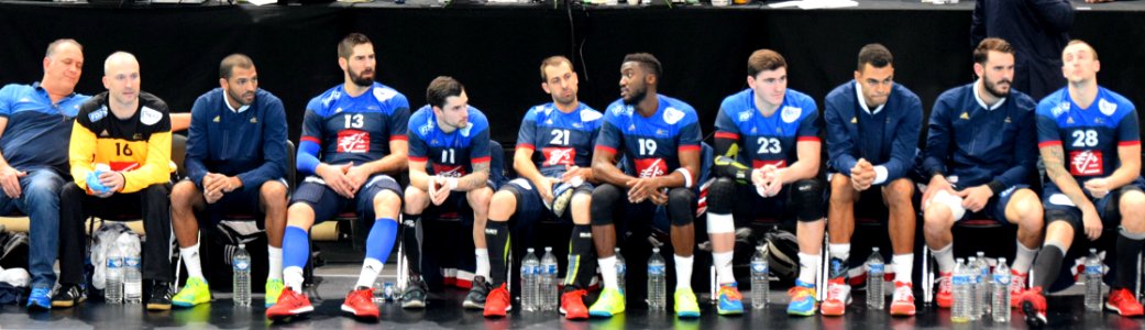 Le banc de l'équipe de France 3-20160110