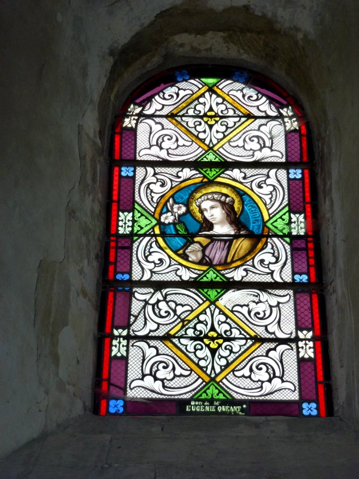 Launois-sur-Vence (Ardennes) église, vitrail 12