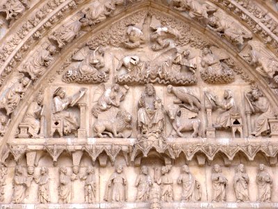 León - Catedral, fachada sur, Portada del Sarmental 2