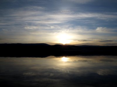 Late Winter Sunrise on Lake Okanagan photo