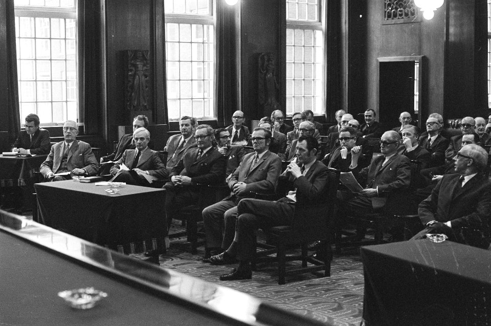 Ledenvergadering vereniging Noord-Hollandse gemeenten in Stadhuis van Amsterdam,, Bestanddeelnr 926-0760